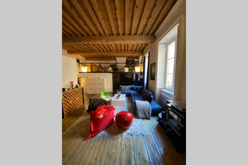 Apartament Esprit Loft Design Hyper Centre Lyon 1Er Zewnętrze zdjęcie